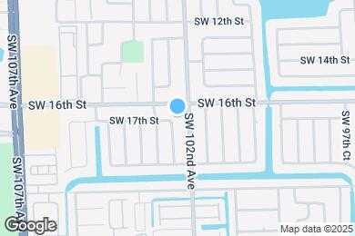 Map image of the property - 1705 SW 102nd Ct