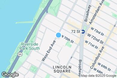 Map image of the property - 200 W End Ave