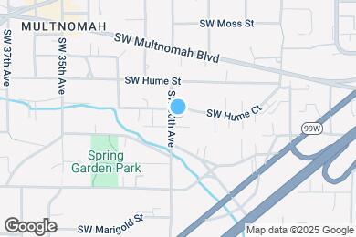 Map image of the property - 8412 SW 30th Ave