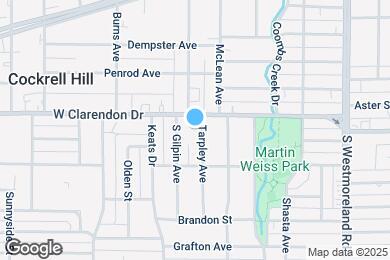 Map image of the property - 1115 Tarpley Ave