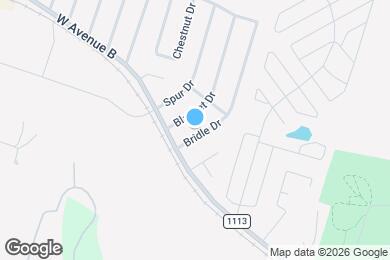 Map image of the property - 109 Bridle Dr