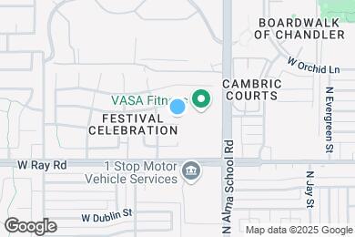 Map image of the property - 1162 W Park Ct