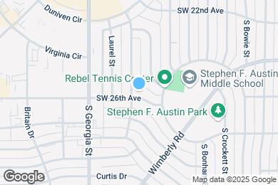 Map image of the property - 2410 SW 26th Ave
