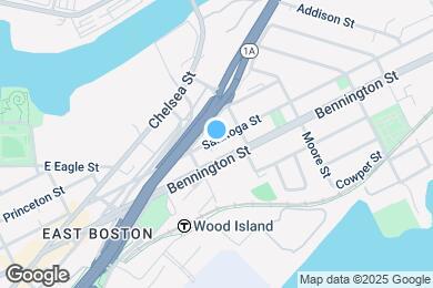 Map image of the property - 631 Saratoga St
