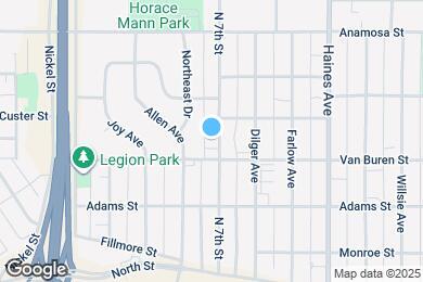 Map image of the property - 909 N 7th St