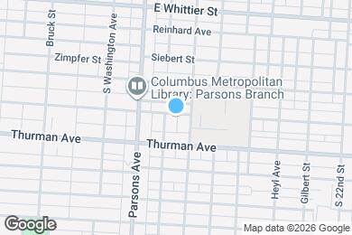 Map image of the property - 547 E Deshler Ave