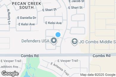 Map image of the property - 1435 E Pryor Rd