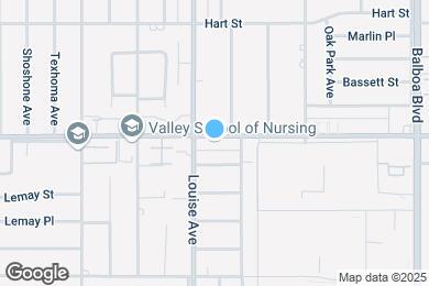 Map image of the property - 17238 Vanowen St