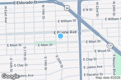 Map image of the property - 2020 E Main St