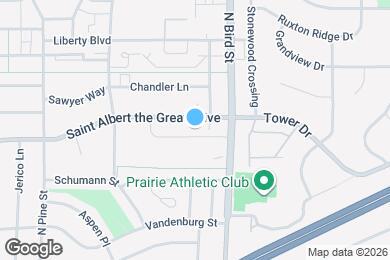 Map image of the property - 849 St Albert the Great Dr