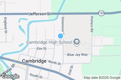 Map image of the property - 401 Simonson St