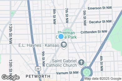 Map image of the property - 4606 Kansas Ave NW