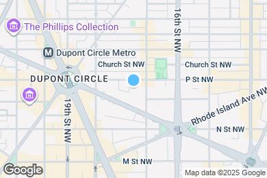 Map image of the property - 1718 P St NW