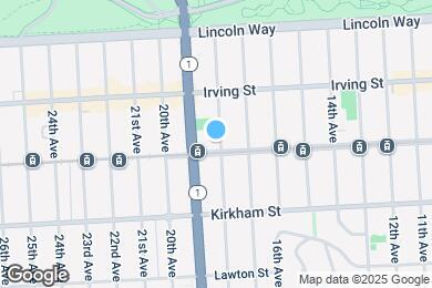 Map image of the property - 1389 18th Ave