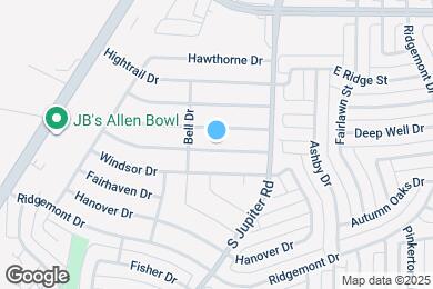 Map image of the property - 551 Oldbridge Dr