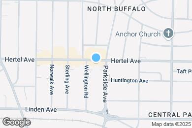 Map image of the property - 1551 Hertel Ave