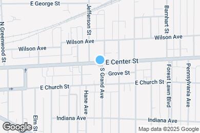 Map image of the property - 717 E Center St
