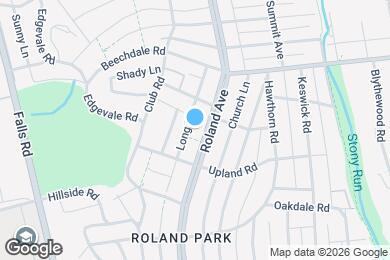 Map image of the property - 4822 Roland Ave