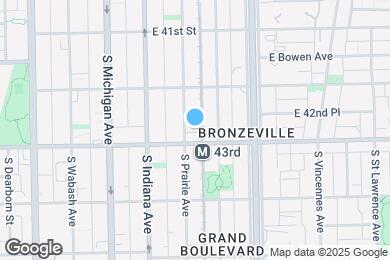 Map image of the property - 4247 S Prairie Ave