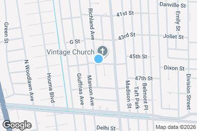 Map image of the property - 1217 Richland Ave