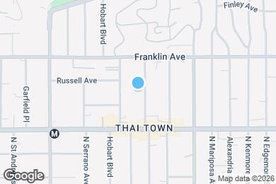 Map image of the property - 1801 N Kingsley Dr