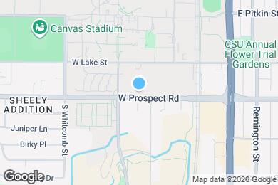 Map image of the property - The Prospect Fort Collins