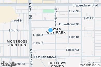 Map image of the property - 4841 E 3rd St