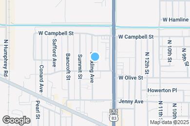 Map image of the property - 1608 Conkling Ave