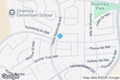 Map image of the property - 7400 Santa Fe Trl NW