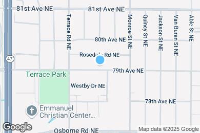 Map image of the property - 601 79th Ave NE