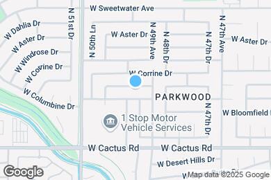 Map image of the property - 4923 W Larkspur Dr