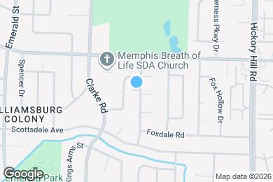 Map image of the property - 3281 Foxgate Dr