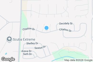 Map image of the property - 3532 Citation Dr