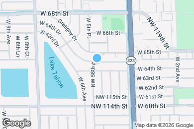Map image of the property - 5850 NW 118th St