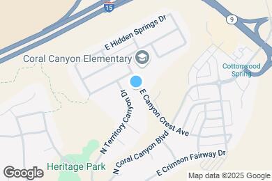 Map image of the property - 3472 E Canyon Crest Ave