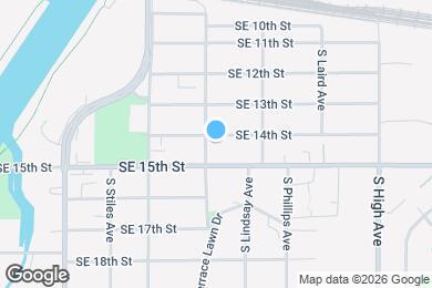 Map image of the property - 606 SE 14th St