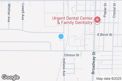 Map image of the property - 1621 Indiana Ave