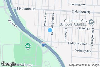Map image of the property - 2283 Hiawatha Park Dr