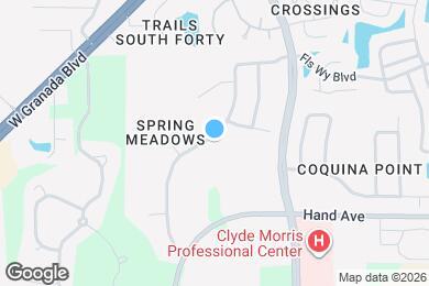 Map image of the property - 36 Spring Meadows Dr