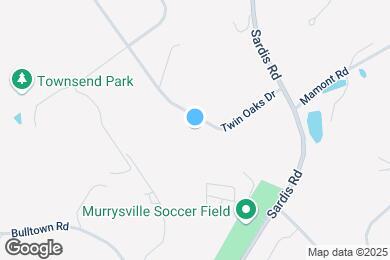 Map image of the property - 4400 Twin Oaks Dr