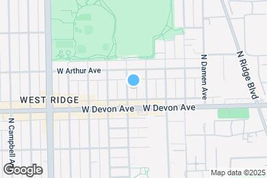 Map image of the property - 6435 N Leavitt St