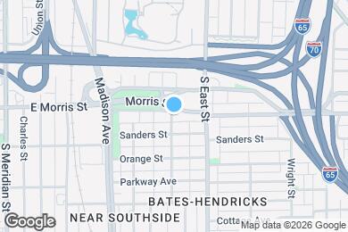 Map image of the property - 403 E Morris St