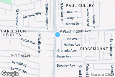 Map image of the property - 800 N Jones Blvd