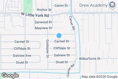 Map image of the property - 2444 Carmel St