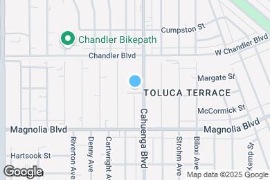 Map image of the property - 5317 Cahuenga Blvd