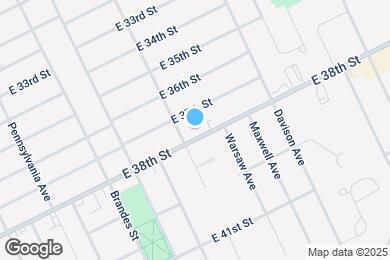 Map image of the property - 1312 E 38th St