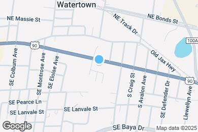 Map image of the property - 1580 E Duval St