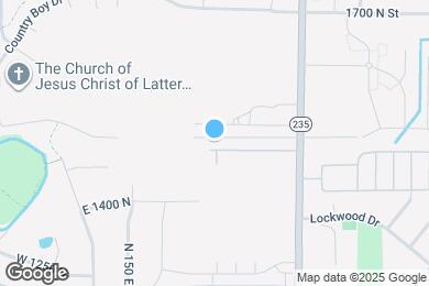 Map image of the property - 259 E 1500 N