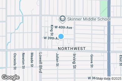 Map image of the property - 3853 Julian St