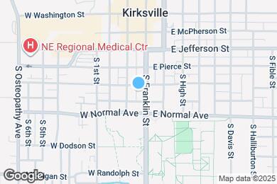 Map image of the property - 508 S Franklin St